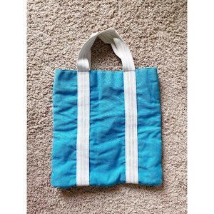 Michael Kors canvas blue tote bag